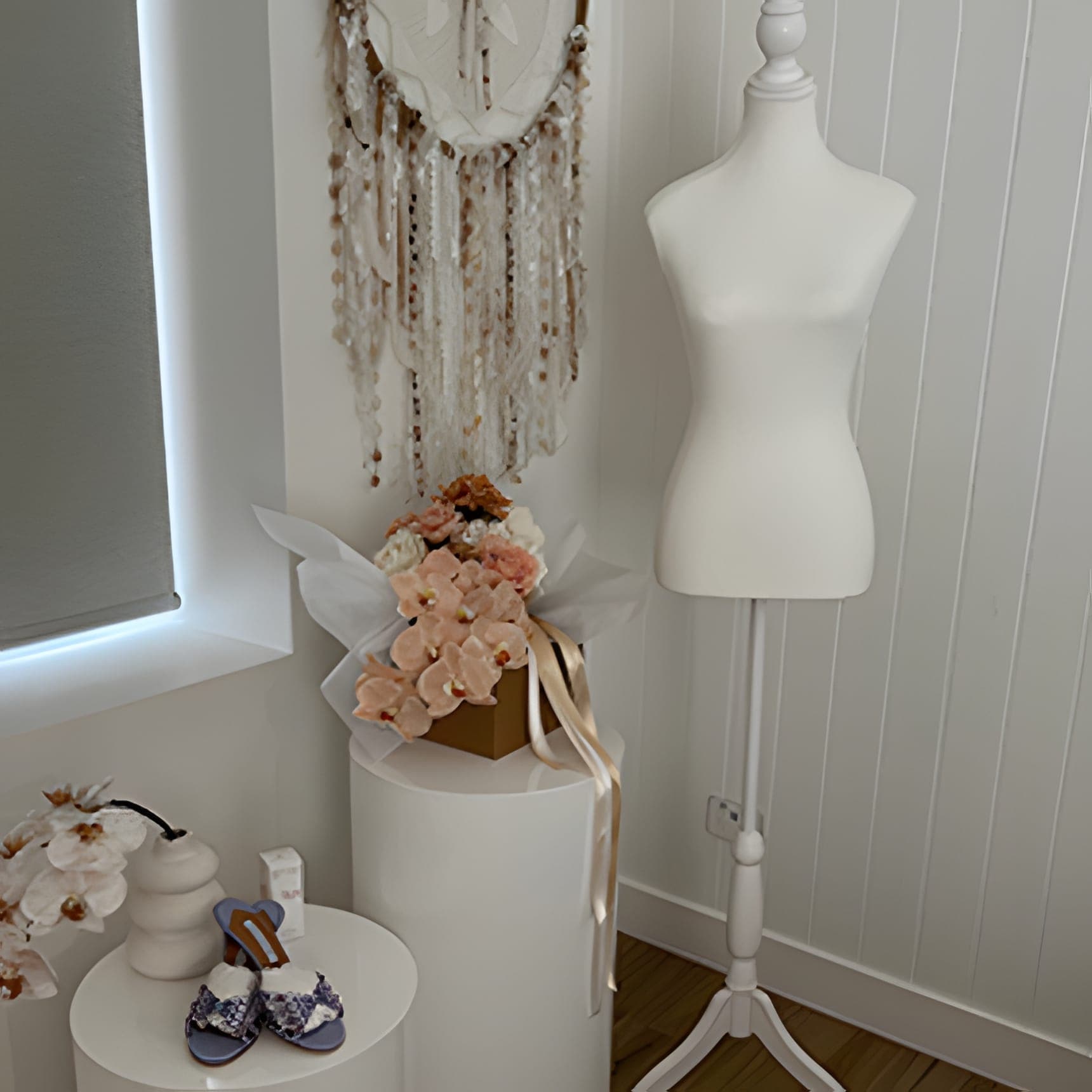 White female mannequin